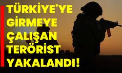 Türkiye'ye girmeye çalışan terörist yakalandı!