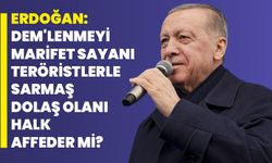 Erdoğan: DEM'lenmeyi marifet sayanı, teröristlerle sarmaş dolaş olanı halk affeder mi?