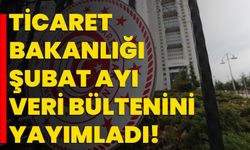 Ticaret Bakanlığı şubat ayı veri bültenini yayımladı