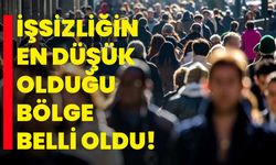 İşsizliğin En Düşük Olduğu Bölge Belli Oldu!