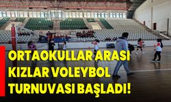 Ortaokullar Arası Kızlar Voleybol Turnuvası Başladı!