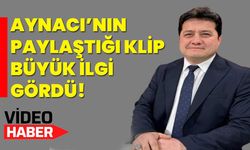 Aynacı’nın paylaştığı klip büyük ilgi gördü!