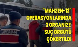 "Mahzen-12" operasyonlarında 3 organize suç örgütü çökertildi