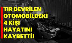 Bakırköy'de üzerine tır devrilen otomobildeki 4 kişi hayatını kaybetti!