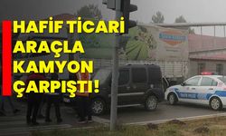 Sivas'ta hafif ticari araçla kamyonun çarpıştığı kazada 5 kişi yaralandı!