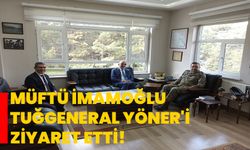 Afyonkarahisar İl Müftüsü Lütfü İmamoğlu Tuğgeneral Yöner'i Ziyaret Etti!