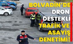 Bolvadin’de dron destekli trafik ve asayiş denetimi!