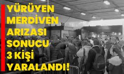 Mecidiyeköy metrobüs durağında yürüyen merdiven arızası sonucu 3 kişi yaralandı!