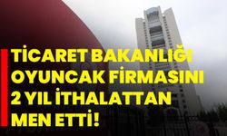 Ticaret Bakanlığı, oyuncak firmasını 2 yıl ithalattan men etti