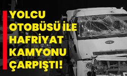 Antalya'da yolcu otobüsü ile hafriyat kamyonu çarpıştı!