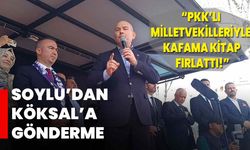 Soylu’dan Köksal’a gönderme: “PKK’lı Milletvekilleriyle kafama kitapları fırlattı!”