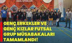 Genç Erkekler ve Genç Kızlar Futsal grup müsabakaları tamamlandı!