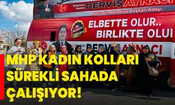 MHP Kadın Kolları sürekli sahada çalışıyor!