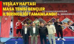 Yeşilay Haftası Masa Tenisi Gençler İl Birinciliği tamamlandı