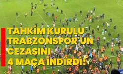 Tahkim Kurulu, Trabzonspor'un cezasını 4 maça indirdi