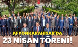Afyonkarahisar'da 23 Nisan Töreni: Kocatepe Atatürk Anıtı'nda Çelek Sunuldu