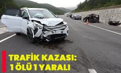 Trafik kazası: 1 ölü, 1 yaralı