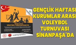 Gençlik Haftası Kurumlar Arası Voleybol Turnuvası Sinanpaşa'da