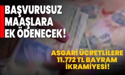 Başvurusuz maaşlara ek ödenecek! Asgari ücretlilere 11.772 TL bayram ikramiyesi!