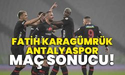 Fatih Karagümrük evinde Antalyaspor'u 4-1 yendi