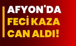 Afyonkarahisar'da feci kaza can aldı!