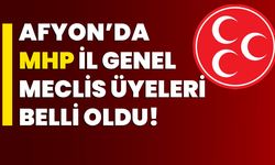 Afyon’da MHP İl Genel Meclis Üyeleri belli oldu!