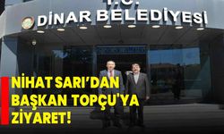 Eski Belediye Başkanı Nihat Sarı’dan, Yeni Başkan Veysel Topçu'ya ziyaret!