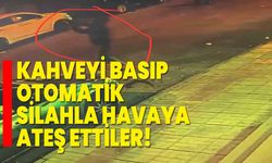 Kahveyi basıp otomatik silahla havaya ateş ettiler!