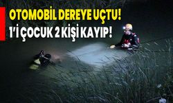 Otomobil dereye uçtu: 1’i çocuk 2 kişi kayıp!