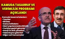 “Kamuda Tasarruf ve Verimlilik Paketi” açıklandı