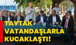 Taytak, Vatandaşlarla Kucaklaştı