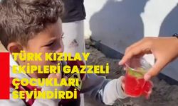 Türk Kızılay ekipleri Gazzeli çocukları sevindirdi