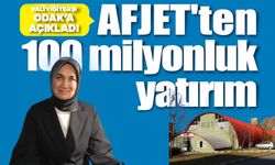 AFJET’ten 100 milyonluk yatırım