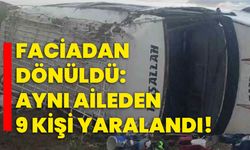 Ankara’da minibüs takla attı: 9 yaralı