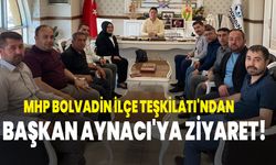 MHP Bolvadin İlçe Teşkilatı'ndan Başkan Aynacı'ya ziyaret!