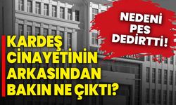 Kardeş cinayetinin arkasından bakın ne çıktı? Nedeni pes dedirtti!