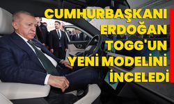 Cumhurbaşkanı Erdoğan, Togg'un yeni modelini inceledi