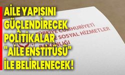 Aile yapısını güçlendirecek politikalar "Aile Enstitüsü" ile belirlenecek