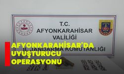 Afyonkarahisar'da Uyuşturucu Operasyonu