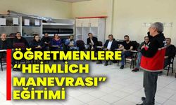 Öğretmenlere “Heimlich Manevrası” Eğitimi