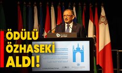 Ödülü Özhaseki aldı!