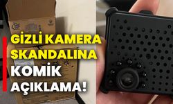 Gizli kamera skandalına, komik açıklama