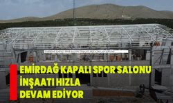 Emirdağ Kapalı Spor Salonu İnşaatı Hızla Devam Ediyor