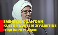 Emine Erdoğan'dan  Kitap ve Kültür Günleri ziyaretine ilişkin paylaşım