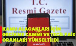 Kamu alacakları için gecikme zammı ve tecil faiz oranları yükseltildi