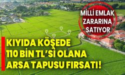 Kıyıda köşede 110 bin TL’si olana arsa tapusu fırsatı! Milli Emlak zararına satıyor