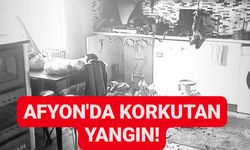 Afyon'da korkutan yangın!