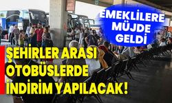 Emeklilere müjde geldi: Şehirler arası otobüslerde indirim yapılacak!