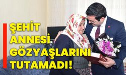 Şehit annesi gözyaşlarını tutamadı!