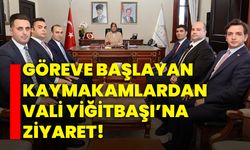 Göreve başlayan Kaymakamlardan Vali Yiğitbaşı’na ziyaret!